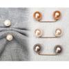 10pack Stylish Double Pearls Fasteners Professional Attires Decorative Clip for Everyday Fashionable Needs
