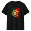 Portugal National Flag Vintage Tshirt Popular T Shirts Shortsleeve Vintage Tshirt Beach Cotton 4xl 5xl 6xl Top Tees