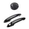 Car Gas Fuel Tank Filler Cap Cover Fuel Tank Decorative Cover For BMW Mini Cooper S R55 R56 2007-2013 (Carbon )