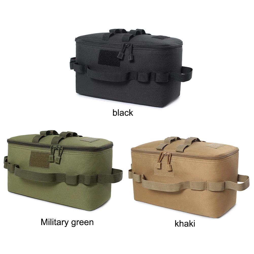 Picnic Cookware Container Foldable Portable Utensils Kit Box Heat-Insulating Waterproof Tool Storage Case for Outdoor Camping