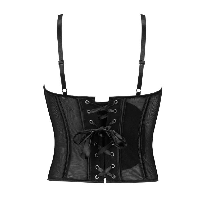 Women S Lace Boned Corset Top Slimming Shapewear For Evening Dress