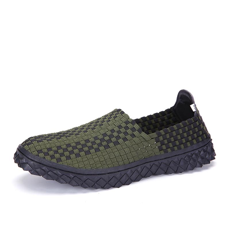 Summer Men Braid Beach Shoes Women Casual Weave Slip On Outdoor Flats Tennis Sneakers for Couples