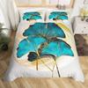 Povlak na přikrývku Ginkgo List Queen Přírodní Botanická Ložní souprava Rostliny Rustikální Farmářský Povlak na přikrývku Abstraktní Listy Povlak na peřinu