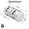 Stylish Shower Glass Door Handle,Sliding Shower Doors Knob,Double Sided Pull Hardware Replacement Parts For Bathroom Glass Doors
