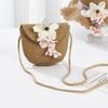 Girls' Straw Woven Coin Purse - Cute Outdoor Travel Handbag for Kids