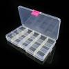15 Slots Adjustable Plastic Fishing Lure Hook Tackle Box Storage Case Organizer