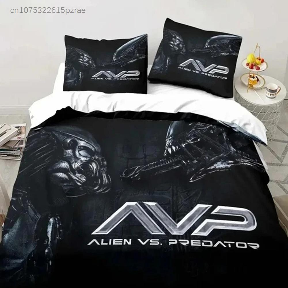Alien Vs. Predator Predator Movie Bedding Set Bedroom Soft Modern Bedspreads Comefortable Duvet Cover Quilt Cover And Pillowcase