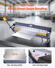 Box and Pan Brake, 1270 Mm Sheet Metal Bending Brake,16-Gauge Mild Steel Capacity, 0-135 Degree Adjustable, Metal Bender Machine with 16 Fingers,