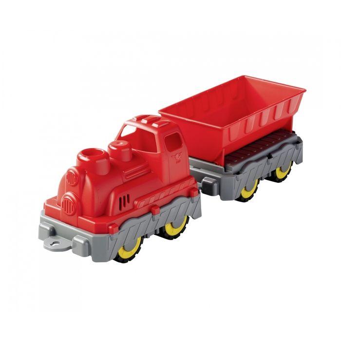 Worker mini train avec wagon