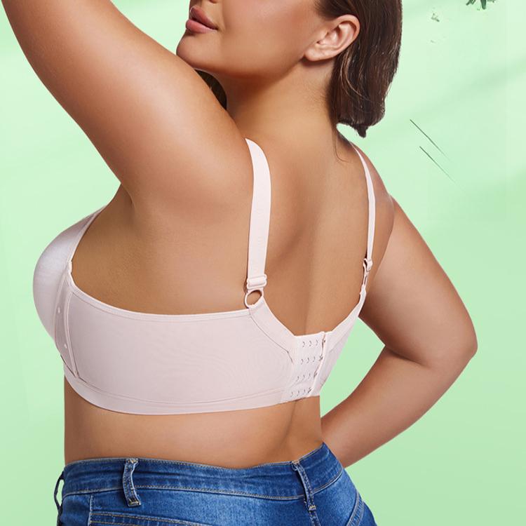 Thin Plus Size Bra for Women Without Steel Rims Sexy Seamless Bra with Seamless Stitching Breathable Plus Size Bra