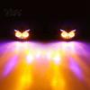 Rainproof Led Indicator Bar Motorcycle Turn Signal Lights, Owl Shaped LED Universal Signals Waterproof Modified Light for Most 12V Motorcycles