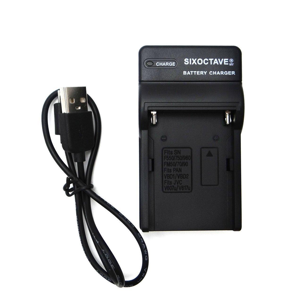 

Compatible USB Charger for Sony and Digital SLR Camera Charger NP-FM50/NP-FM70/FM90/NP-FM500H, 900, 700, 550, 350, 300, 200, 100, 99 II, 99, синій