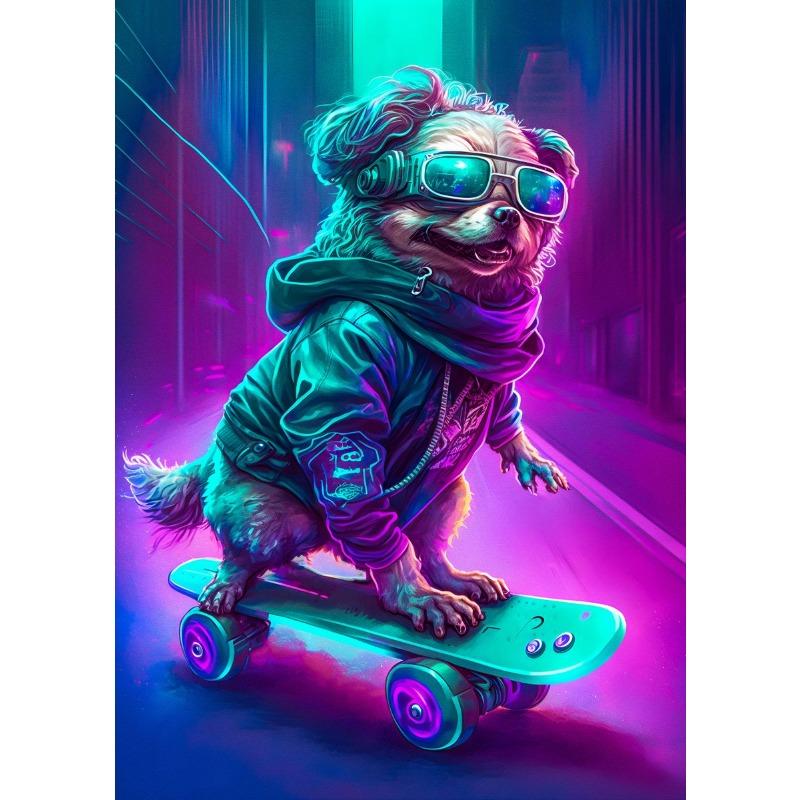 

Панк Неоновая Лампа Будущие Животные Кошка Собака Лев Панда Лошадь Постер Скандинавский Принт Настенное Искусство Холст Живопись Картины Декор Гостиной 21cm×30cm NoFrame