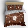 Bull skull and feathers. Bedding sets Duvet cover sets Duvet covers Pillowcases(1 * Duvet Cover 2 * Pillowcases without duvet insert)