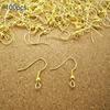 100Pcs/500Pcs Earring Hook Coil Ear Wires for DIY Jewelry Making Findings Repair