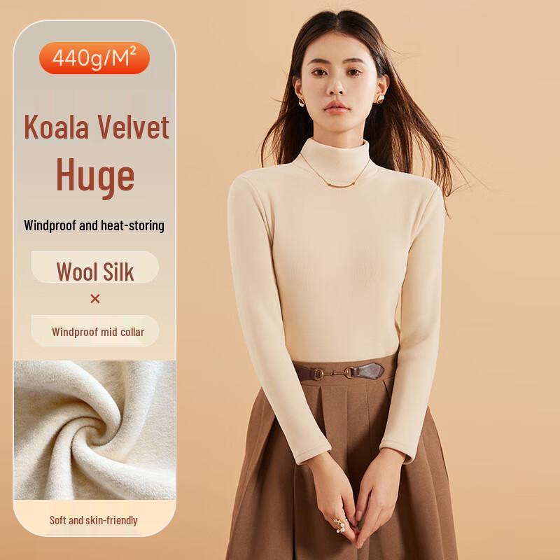 Women s Thermal Fleece Turtleneck Top