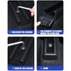 Rear Seat Slide Rail Plug Compatible with Tesla Model 3 Y 2017-2023, 4PCS Rear Seat Slide Rail Plug Rubber Protector Cover Replacement