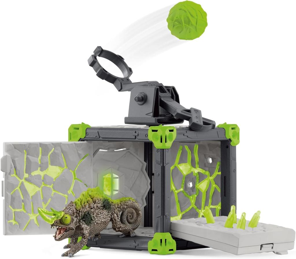 Schleich El Dorado Battle Cube Stone Chameleon 42677