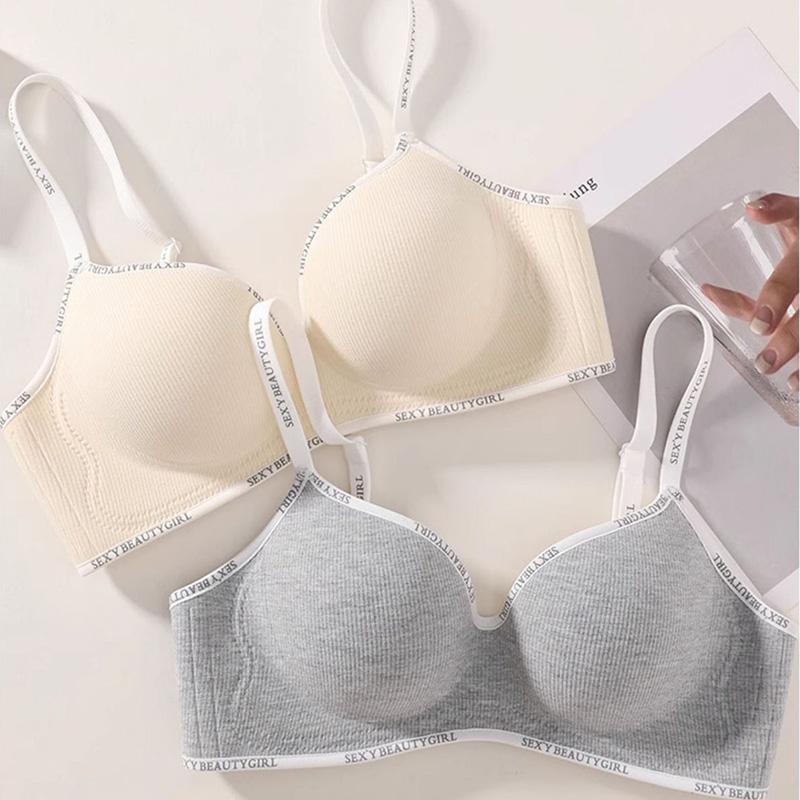 Push-Up Bra Sexy Bra for Women Wireless Brassiere Seamless Comfortable Underwear Young Girls Thick Cup Lingerie AB Cup