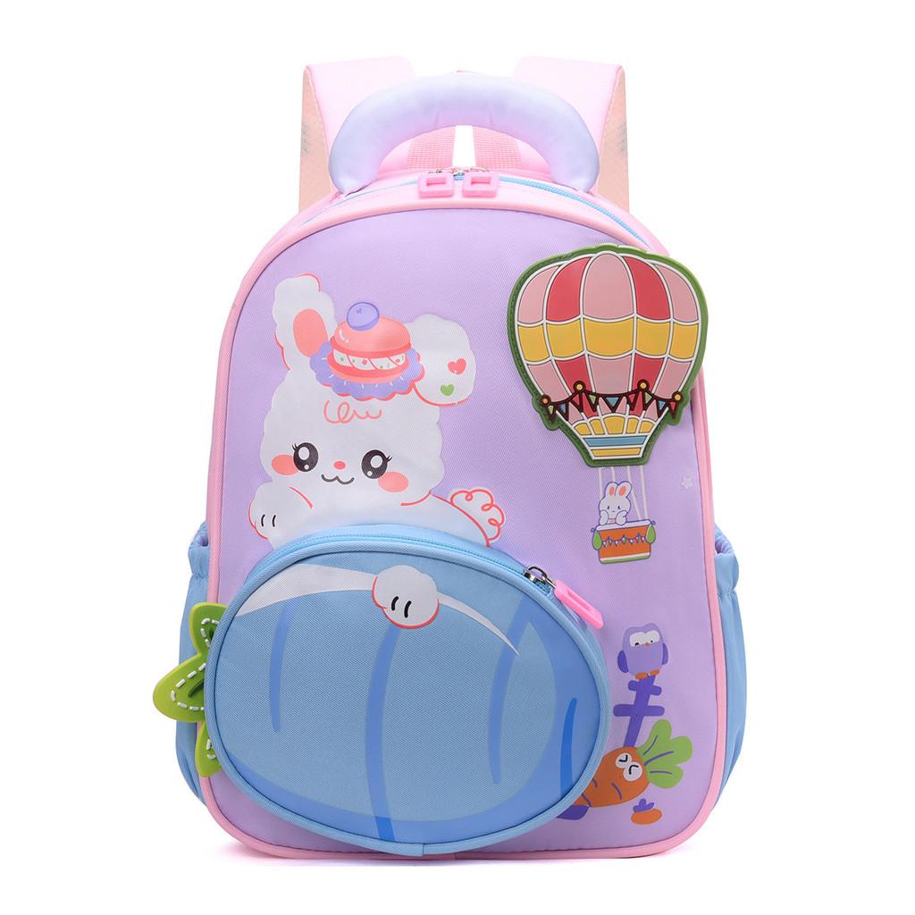 Cartoon Kids School Backpack With Breathable Oxford Fabric For Preschool Children