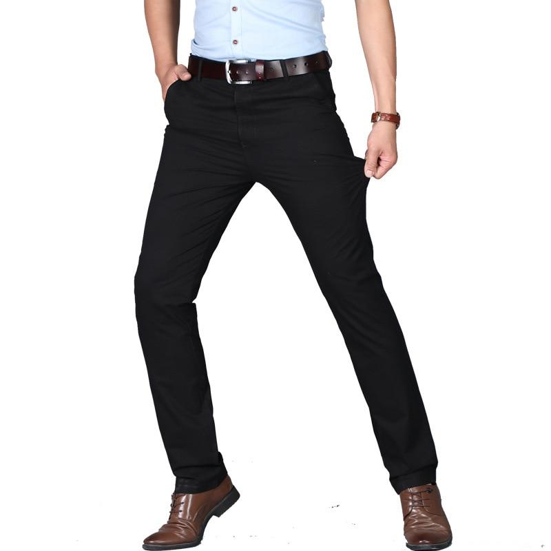 Summer Mens Casual Ting Trousers Fashion Pants Male Brand Solid Color Trousers High Quality A62