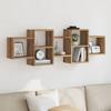 VidaXL Wall Shelf Artisan Oak 129x18x42 Cm Engineered Wood 853226