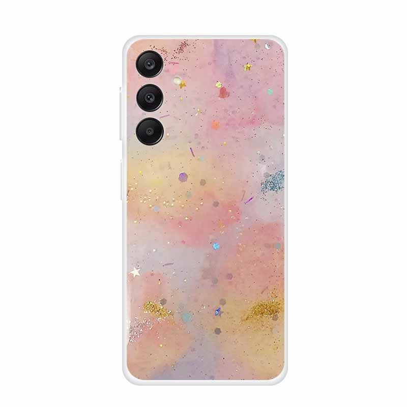 Marble Patterns Phone Case for Samsung A25 Soft Transparent TPU Clear Cover for Samsung Galaxy A 25 Protective Silicone Shell