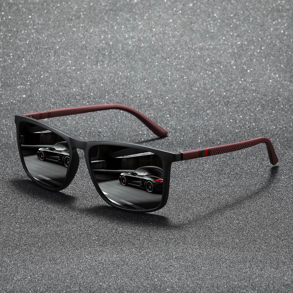 Square UV400 Sunglasses Anti Glare Sun Shades For Summer Vacation Travel Driving Fishing Outdoor Activities