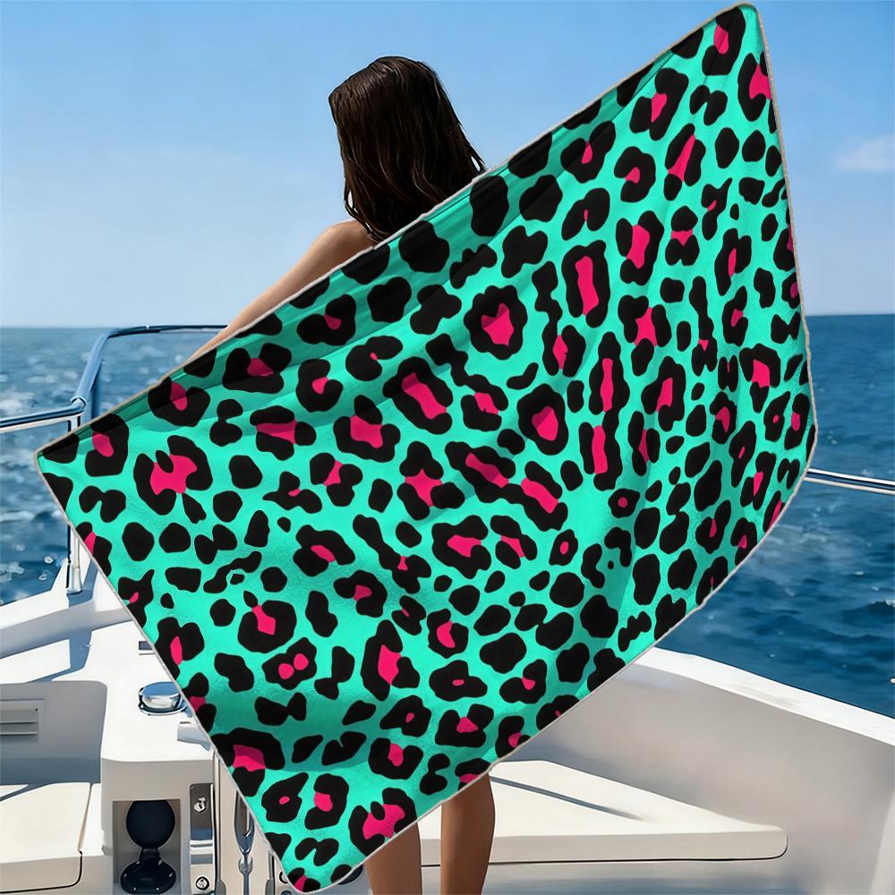Maroon SwirlsBeach Towel Ultra-fine Fiber Quick Drying Absorbent Beach Swimming Vacationvacation Essentials Gifts