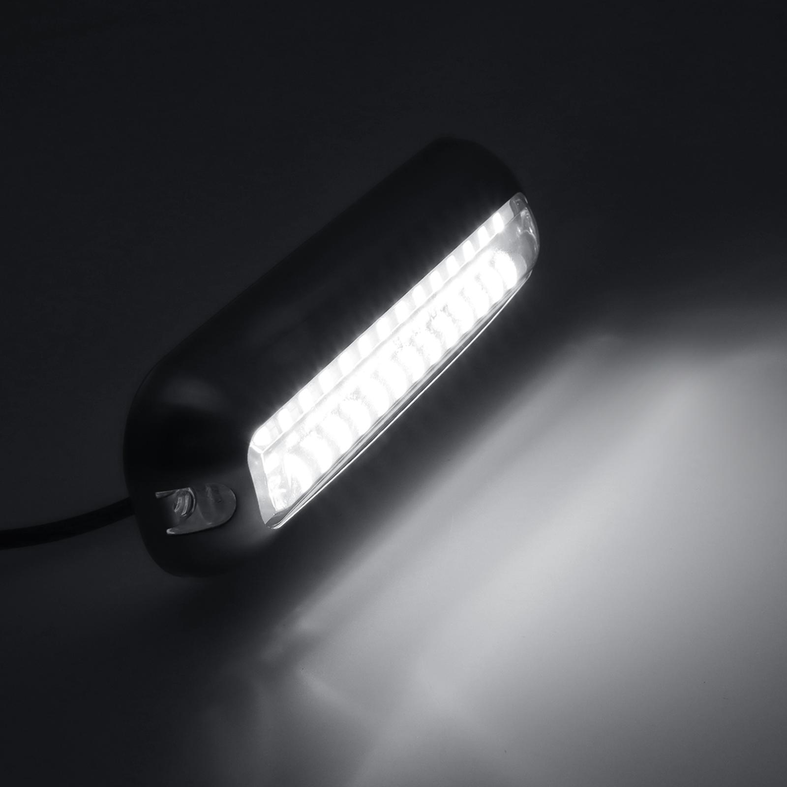 White/Blue Marine LED Boat Light 60W 120 LED Waterproof Underwater Courtesy Light Sailboats Pontoon Transom Light