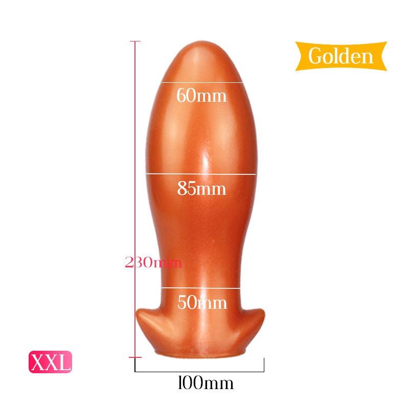 XXL Silicone Plug, Huge Soft Liquid Silicone Design with Comfort Base, Flexible Large Size Toy for Couples, Multiple Sizes Available