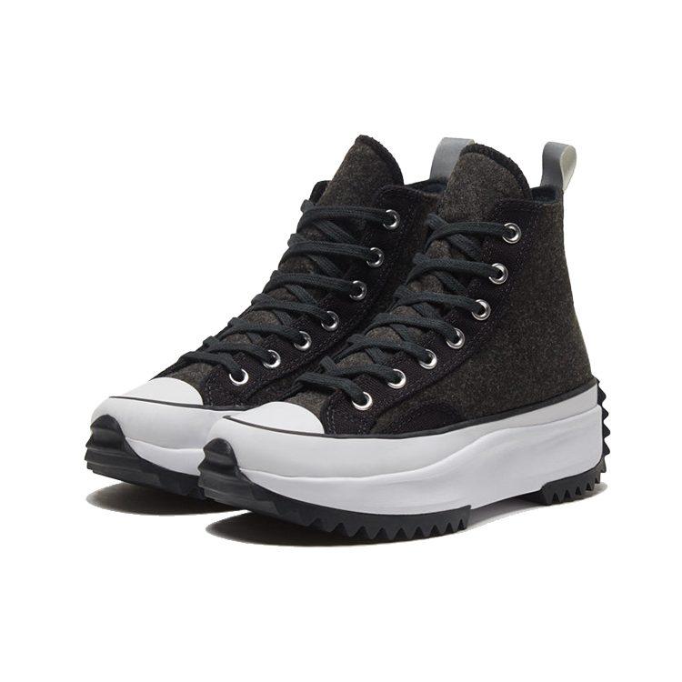 Run Star Converse Hike High 'Black Ice - Black Silver' 169437C