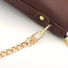 Purse Chain Strap Metal Shoulder Crossbody Replacement Bag Chain, Flat Chain Strap for DIY Purse Handbag