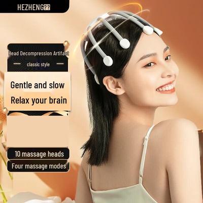 HEZHENG Wireless Scalp & Head Massager CN Plug (adapter Included)