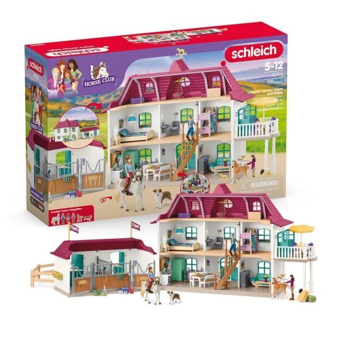Coffret Grand centre équestre de Lakeside, SCHLEICH 42706, Horse Club, Dès 4 ans