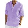 Men's Shirt Cotton Linen Male Breathable Summer Casual Men's Cotton