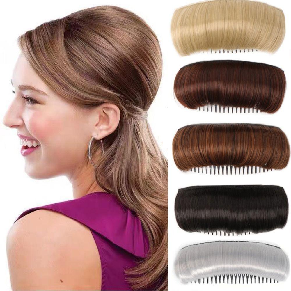 False Hair Clip Invisible Hair Bun Hair Combs Wig Cushion Fluffy Hair Clip Pad Women