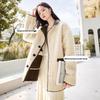 Xiangying Women's Reversible Shearling Coat