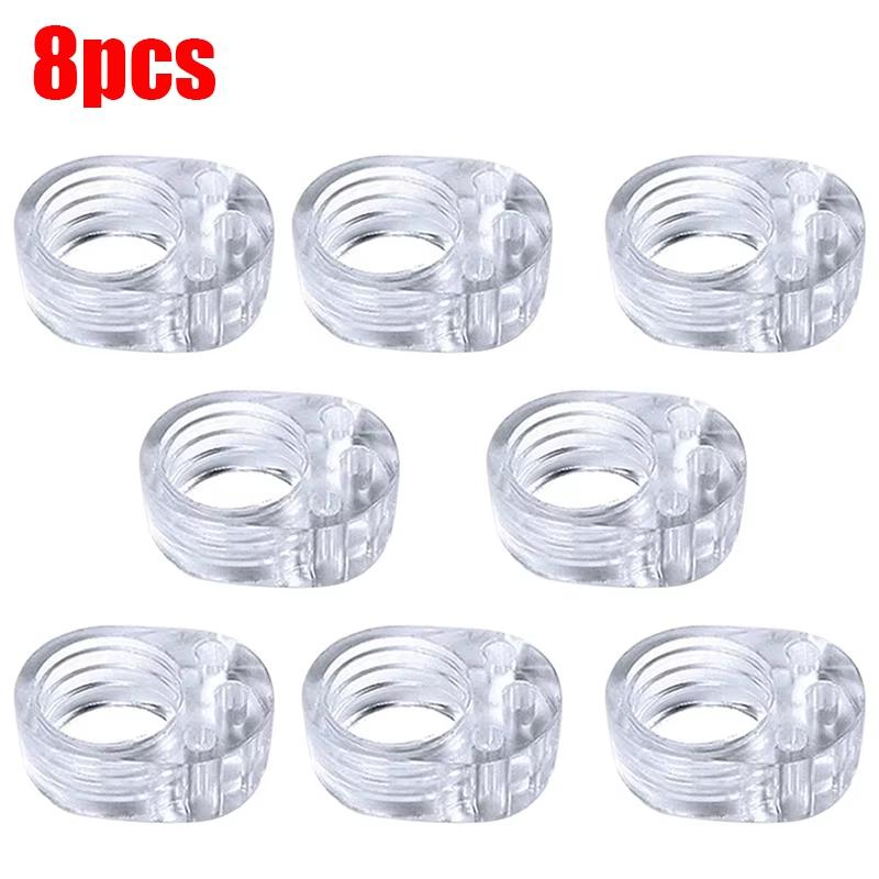 

8pcs Door Stop Transparent Safety Supplies Silicone Door Handle Buffer Wall Furniture Protection Retainer Hardware Home
