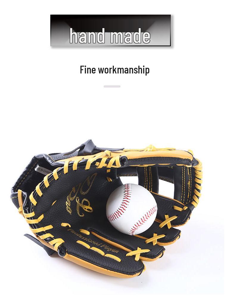 Cen Cen Młodzieżowa Dwupowłokowa Skórzana Rękawica Baseballowa & Softballowa - Ręka Lewa/Prawa Rękawica Pałkarza