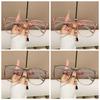 4 PCS Anti Blue Light Blocking Glasses Clear Anti Radiation Glasses Replaceable Lens for Women/Men