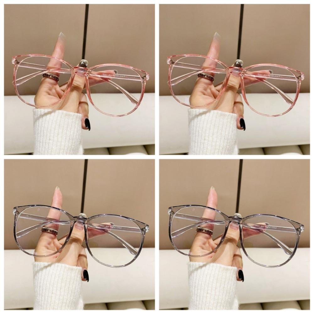 4 PCS Anti Blue Light Blocking Glasses Clear Anti Radiation Glasses Replaceable Lens for Women/Men