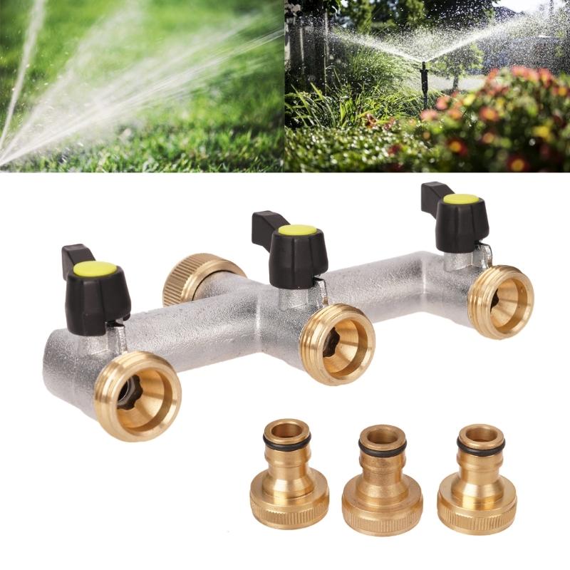 Verbesserungen 3-Wege-Hahnadapter Praktische 3-Wege-Wasserverteilung Einfach zu bedienender 3-Wege-Wasseradapter Flexibler Wasseradapter