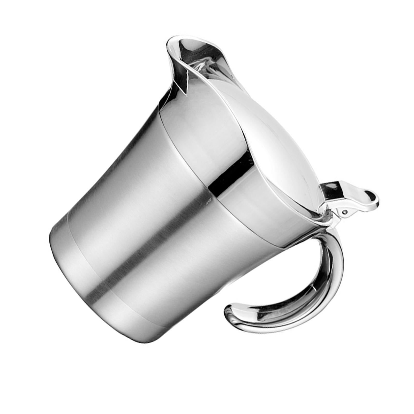 

Двустенный термостойкий соусник из нержавеющей стали с крышкой для подачи соуса, кастрюля для соуса из нержавеющей стали