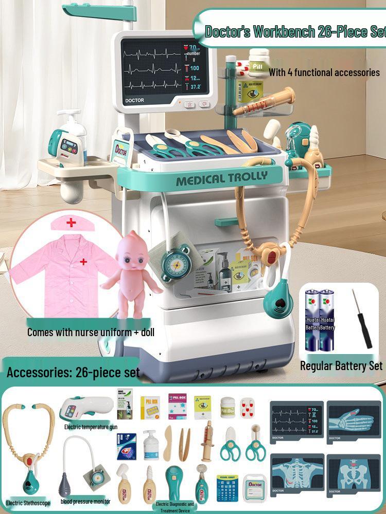 Kids' Educational Doctor Playset: Stethoscope & Clinic Simulation for Role-Playing