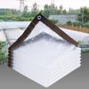 Transparent Rainproof Waterproof Tarpaulin Garden Plant Cover with Grommets Lightweight Thicken Plastic Insulation Shed Cloth