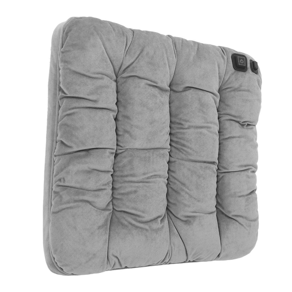 Heated Seat Cushion 3 Temp Modes Soft Washable Fast Heating USB Power Heating Seat Pads for Office Travel Family Gray