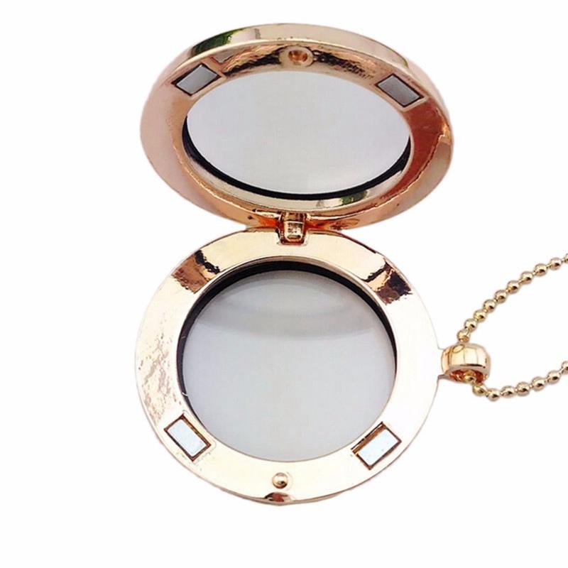 Magnetic Buckle Round Bead Chain Rahmen Circular Frame Can Open Smooth Magnetic Buckle Necklace Sweater Chain Accessories