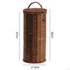 Toilet Paper Storage Stand Boho Woven Holder Basket Lightweight Sturdy Bathroom