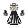 Kids Cheerleading Uniform Girls Dance Performance Dress Cute Sports Meet Outfit